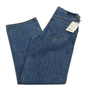 Etica Jeans Stanton Relaxed Wide Leg Med Wash Denim Size 29 Baggy Casual Y2K